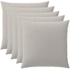 Pagalvėlės užvalkalas 6 pcs HEERLEN Pilka 65 x 65 cm