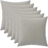 Pagalvėlės užvalkalas 6 pcs HEERLEN Pilka 35 x 35 cm
