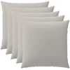 Pagalvėlės užvalkalas 6 pcs HEERLEN Pilka 80 x 80 cm