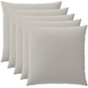 Pagalvėlės užvalkalas 6 pcs HEERLEN Pilka 80 x 80 cm