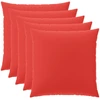 Pagalvėlės užvalkalas 6 pcs HEERLEN Raudona 80 x 80 cm