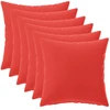 Pagalvėlės užvalkalas 6 pcs HEERLEN Raudona 40 x 40 cm