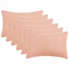 Pagalvėlės užvalkalas 6 pcs HEERLEN Rožinė 40 x 60 cm Bouclé