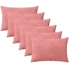Pagalvėlės užvalkalas 6 pcs HEERLEN Rožinė 50 x 70 cm Aksomas
