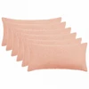 Pagalvėlės užvalkalas 6 pcs HEERLEN Rožinė 40 x 70 cm Bouclé
