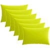 Pagalvėlės užvalkalas 6 pcs HEERLEN Ryškiai žalia 50 x 80 cm
