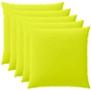 Pagalvėlės užvalkalas 6 pcs HEERLEN Ryškiai žalia 60 x 60 cm