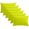 Pagalvėlės užvalkalas 6 pcs HEERLEN Ryškiai žalia 50 x 70 cm