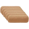Pagalvėlės užvalkalas 6 pcs HEERLEN Smėlio Ø 15 x 40 cm Bouclé