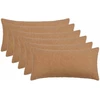 Pagalvėlės užvalkalas 6 pcs HEERLEN Smėlio 40 x 70 cm Bouclé