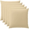 Pagalvėlės užvalkalas 6 pcs HEERLEN Smėlio 60 x 60 cm