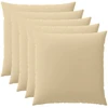 Pagalvėlės užvalkalas 6 pcs HEERLEN Smėlio 80 x 80 cm