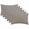 Pagalvėlės užvalkalas 6 pcs HEERLEN Šviesiai pilka 50 x 75 cm