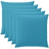 Pagalvėlės užvalkalas 6 pcs HEERLEN Šviesiai mėlyna 60 x 60 cm