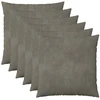 Pagalvėlės užvalkalas 6 pcs HEERLEN Šviesiai pilka 55 x 55 cm