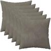 Pagalvėlės užvalkalas 6 pcs HEERLEN Šviesiai pilka 30 x 30 cm
