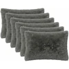 Pagalvėlės užvalkalas 6 pcs HEERLEN Šviesiai pilka 30 x 50 cm