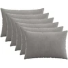 Pagalvėlės užvalkalas 6 pcs HEERLEN Šviesiai pilka 50 x 75 cm