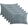 Pagalvėlės užvalkalas 6 pcs HEERLEN Šviesiai mėlyna 30 x 50 cm