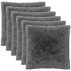 Pagalvėlės užvalkalas 6 pcs HEERLEN Šviesiai pilka 60 x 60 cm