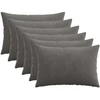 Pagalvėlės užvalkalas 6 pcs HEERLEN Tamsiai pilka 50 x 70 cm