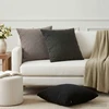 Pagalvėlės užvalkalas 6 pcs HEERLEN Tamsiai pilka 65 x 65 cm