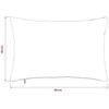 Pagalvėlės užvalkalas 6 pcs HEERLEN Tamsiai pilka 50 x 80 cm