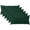 Pagalvėlės užvalkalas 6 pcs HEERLEN Tamsiai žalia 40 x 80 cm