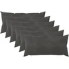 Pagalvėlės užvalkalas 6 pcs HEERLEN Tamsiai pilka 40 x 70 cm