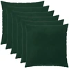 Pagalvėlės užvalkalas 6 pcs HEERLEN Tamsiai žalia 60 x 60 cm