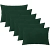 Pagalvėlės užvalkalas 6 pcs HEERLEN Tamsiai žalia 50 x 75 cm