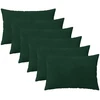 Pagalvėlės užvalkalas 6 pcs HEERLEN Tamsiai žalia 50 x 75 cm