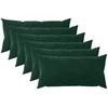Pagalvėlės užvalkalas 6 pcs HEERLEN Tamsiai žalia 40 x 80 cm