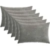 Pagalvėlės užvalkalas 6 pcs HEERLEN Tamsiai pilka 30 x 50 cm