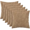 Pagalvėlės užvalkalas 6 pcs HEERLEN Taupe 35 x 35 cm