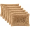 Pagalvėlės užvalkalas 6 pcs HEERLEN Taupe 30 x 50 cm PV pūkinis