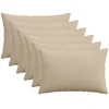 Pagalvėlės užvalkalas 6 pcs HEERLEN Taupe 50 x 80 cm mančester