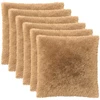Pagalvėlės užvalkalas 6 pcs HEERLEN Taupe 55 x 55 cm PV pūkinis