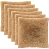 Pagalvėlės užvalkalas 6 pcs HEERLEN Taupe 80 x 80 cm PV pūkinis
