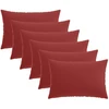 Pagalvėlės užvalkalas 6 pcs HEERLEN Vyno raudona 50 x 70 cm