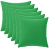 Pagalvėlės užvalkalas 6 pcs HEERLEN Žalia 35 x 35 cm