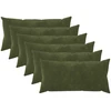 Pagalvėlės užvalkalas 6 pcs HEERLEN Žalia 40 x 80 cm