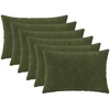 Pagalvėlės užvalkalas 6 pcs HEERLEN Žalia 30 x 50 cm