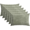 Pagalvėlės užvalkalas 6 pcs HEERLEN Žalia 30 x 50 cm