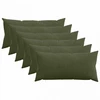 Pagalvėlės užvalkalas 6 pcs HEERLEN Žalia 40 x 80 cm mančester