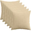 Pagalvėlės užvalkalas 6 pcs HEERLEN Žalias pilkas 50 x 50 cm