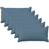 Pagalvėlės užvalkalas 6 pcs HOUTEN Džinsinės mėlynos 40 x 80 cm