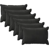 Pagalvėlės užvalkalas 6 pcs HOUTEN Juoda 50 x 70 cm Aksomas
