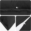 Pagalvėlės užvalkalas 6 pcs HOUTEN Juoda 30 x 50 cm Aksomas