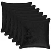 Pagalvėlės užvalkalas 6 pcs HOUTEN Juoda 40 x 40 cm Flanelė
